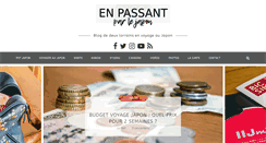 Desktop Screenshot of enpassantparlejapon.com